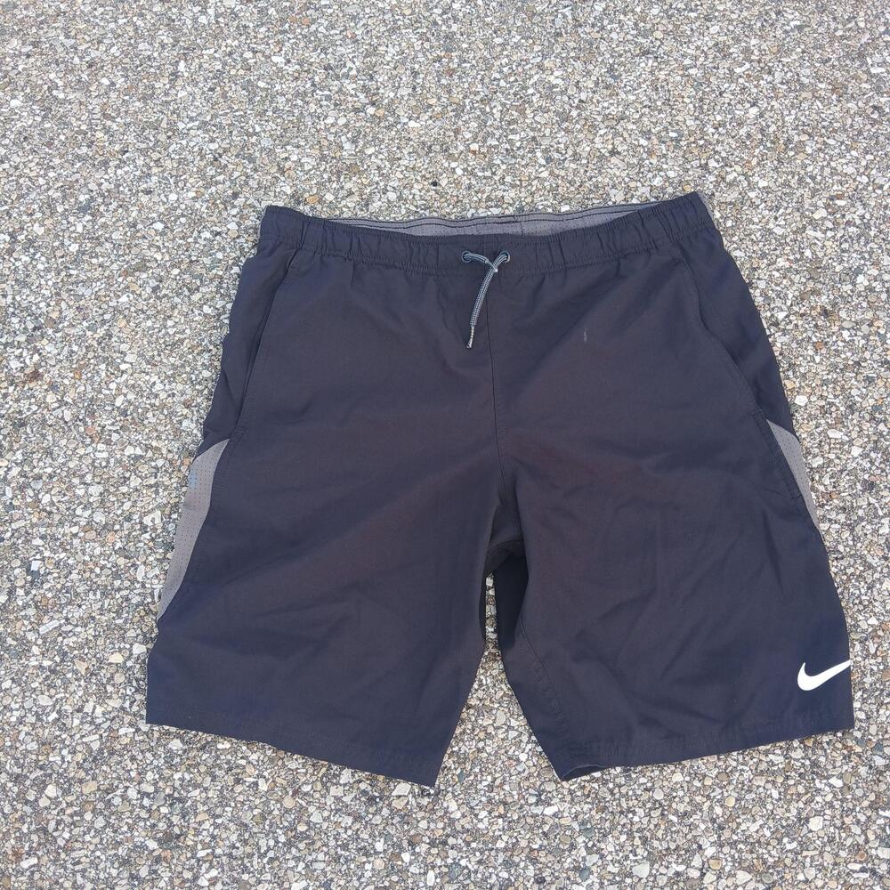 Nike Shorts Mens Small Black Running Lightweight Elastic Waist Pockets Athletic